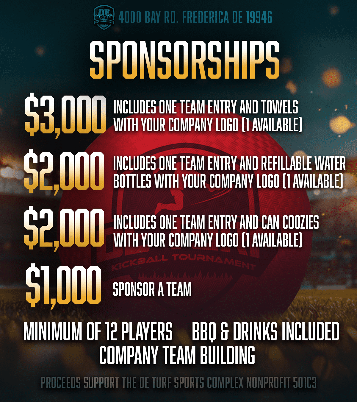 Kickball Promo Sponsor Info UPDATE Kickball Promo Sponsor Info UPDATE