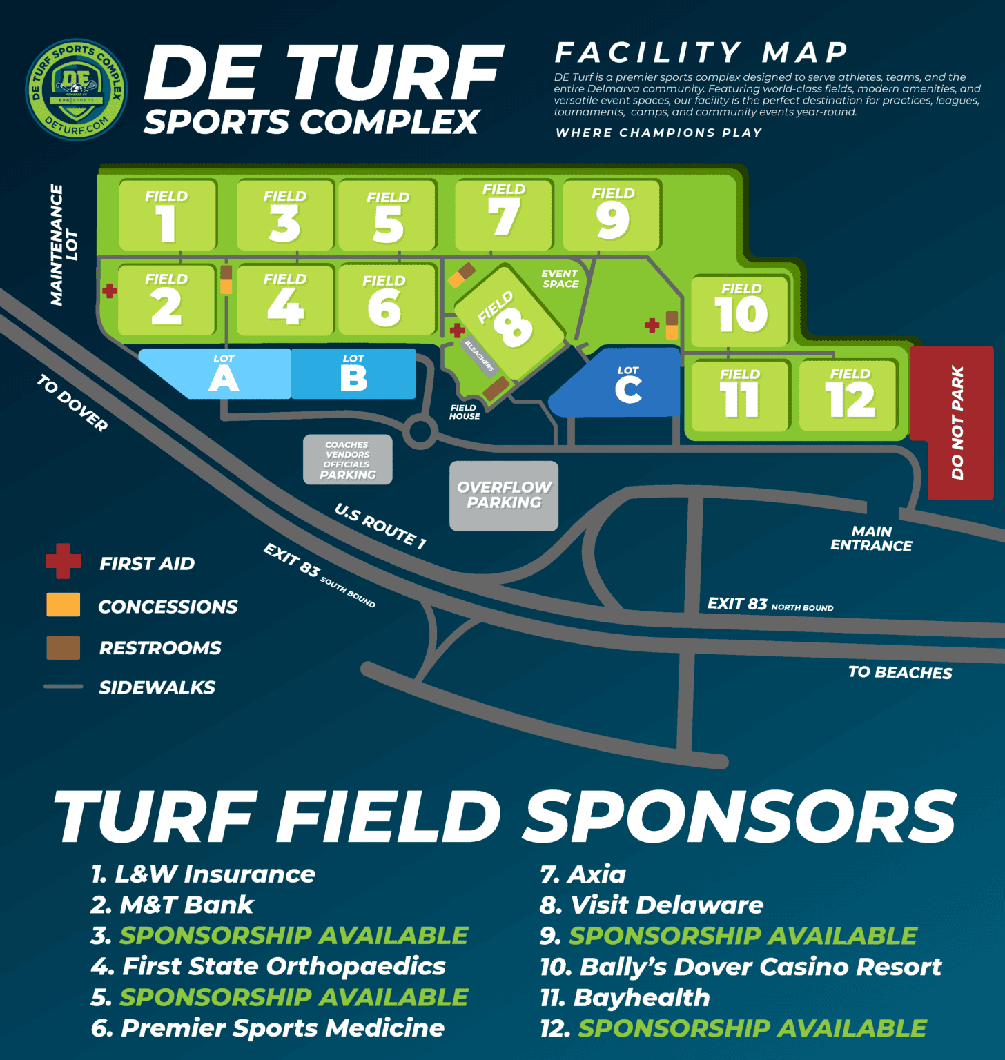 DE Turf Sports Complex | Delaware’s Premier Sports Venue